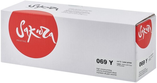 Купить Картридж лазерный Sakura 069Y (5091C002) желтый, с чипом  9234770. Характеристики, отзывы и цены в Донецке