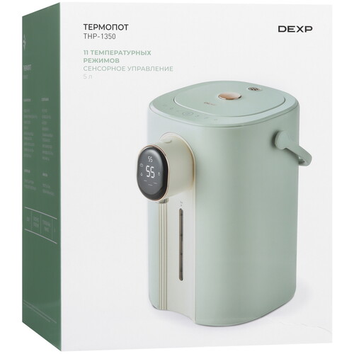 Купить Термопот DEXP THP-1350 зеленый  9071571. Характеристики, отзывы и цены в Донецке