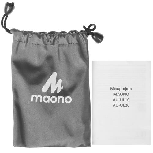 Купить Микрофон Maono AU-UL20 черный  1277214. Характеристики, отзывы и цены в Донецке