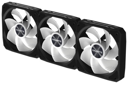 Купить Комплект реверсных вентиляторов Gigabyte EZ CHAIN RVS FAN 120  черный  5620214. Характеристики, отзывы и цены в Донецке