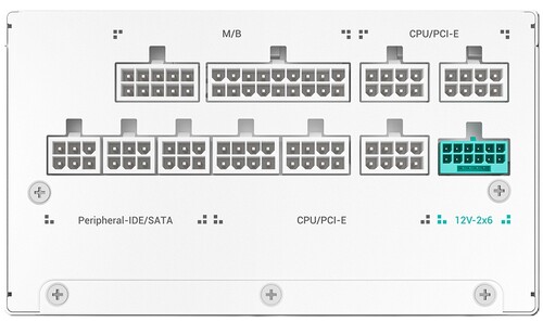 Купить Блок питания DEEPCOOL GamerStorm PN1200M WH [R-PNC00M-FC0W-WGEU] белый  5608992. Характеристики, отзывы и цены в Донецке
