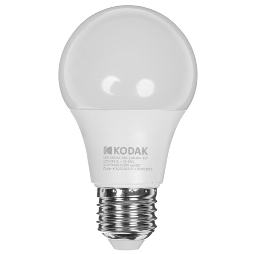 Купить Комплект светодиодных ламп Kodak A60-11W-840-E27  9305898. Характеристики, отзывы и цены в Донецке