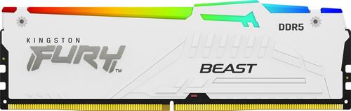 Купить Оперативная память Kingston FURY Beast White RGB  5406874. Характеристики, отзывы и цены в Донецке