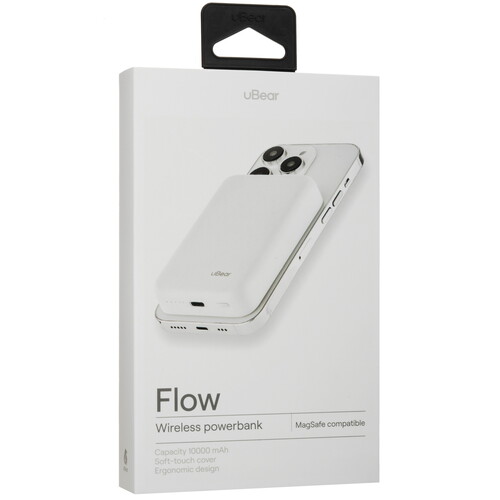 Купить Портативный аккумулятор uBear Flow 10000 белый  5466086. Характеристики, отзывы и цены в Донецке
