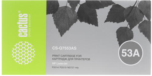 Купить Картридж лазерный Cactus CS-Q7553AS черный, с чипом  7939480. Характеристики, отзывы и цены в Донецке