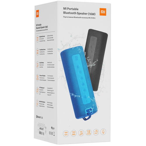 Купить Портативная колонка Mi Portable Bluetooth Speaker 16W, синий  4882087. Характеристики, отзывы и цены в Донецке