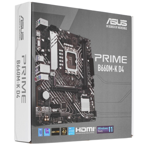 Купить Материнская плата ASUS PRIME B660M-K D4  5005670. Характеристики, отзывы и цены в Донецке