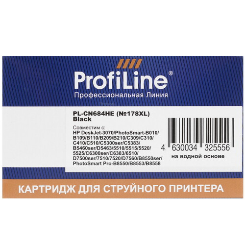 Купить Картридж ProfiLine PL-CN684HE/CB321HE (№178XL) черный  9101610. Характеристики, отзывы и цены в Донецке