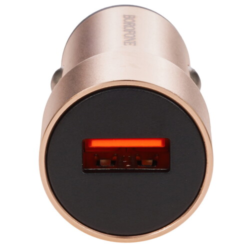 Купить Автомобильное ЗУ Borofone BZ19A Wisdom золотистый  9244282. Характеристики, отзывы и цены в Донецке