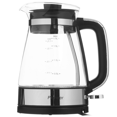 Купить Электрочайник Pioneer KE805G серебристый  9052807. Характеристики, отзывы и цены в Донецке