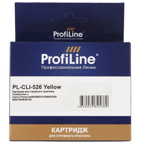 Купить Картридж ProfiLine PL-CLI-526Y желтый  9129070. Характеристики, отзывы и цены в Донецке