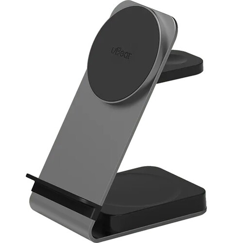 Купить Беспроводное зарядное устройство uBear Level Pro 3-in-1 Galaxy Watch Edition серый  9240484. Характеристики, отзывы и цены в Донецке