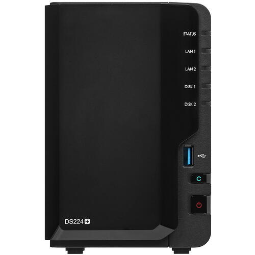 Купить Сетевое хранилище (NAS) Synology DiskStation DS224+  5447334. Характеристики, отзывы и цены в Донецке