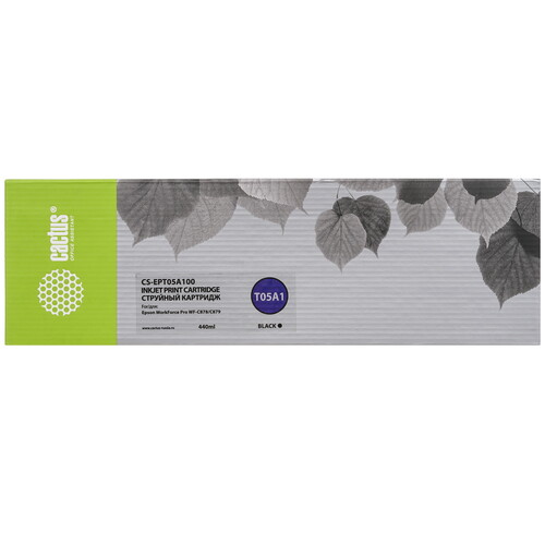 Купить Картридж Cactus CS-EPT05A100 черный  9146649. Характеристики, отзывы и цены в Донецке