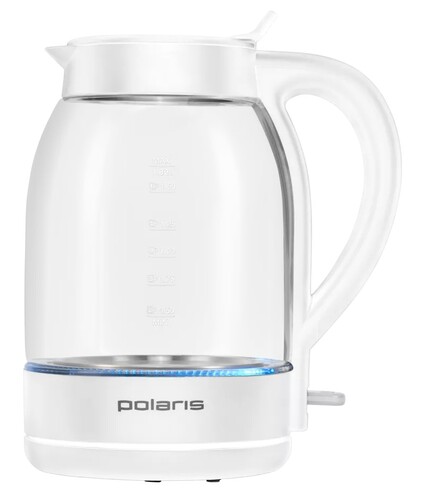 Купить Электрочайник Polaris PWK 1797CGL Water Way Pro белый  9232392. Характеристики, отзывы и цены в Донецке