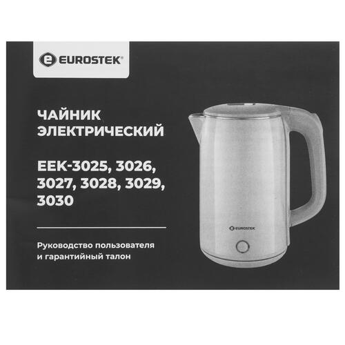 Купить Электрочайник Eurostek EEK-3026 черный  9024491. Характеристики, отзывы и цены в Донецке