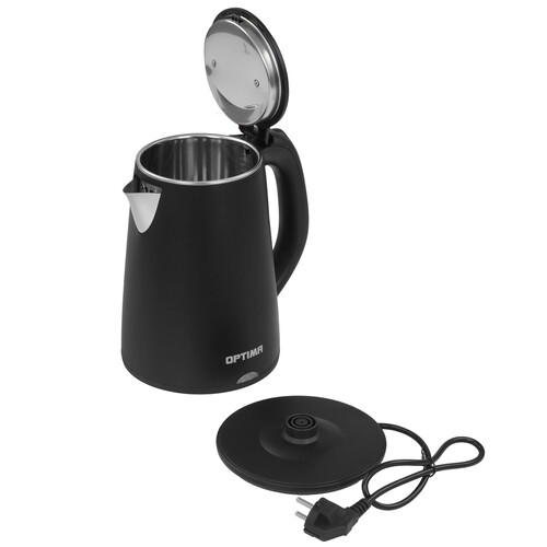 Купить Электрочайник OPTIMA EK-2002PS черный  9269575. Характеристики, отзывы и цены в Донецке