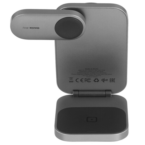 Купить Беспроводное зарядное устройство Aukey MagFusion Z серый  5600088. Характеристики, отзывы и цены в Донецке