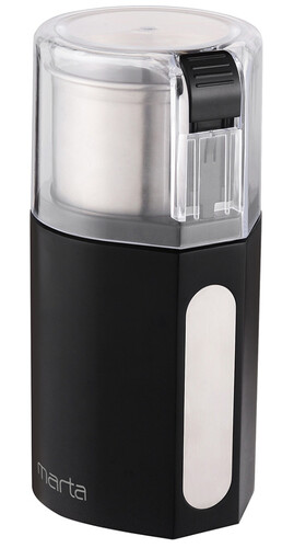 Купить Кофемолка электрическая MARTA MT-CG2181A черный  9058514. Характеристики, отзывы и цены в Донецке