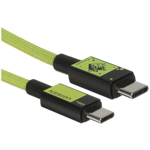 Купить Кабель круглый Ugreen Genshin Impact USB Type-C - USB Type-C зеленый 1 м  9251023. Характеристики, отзывы и цены в Донецке