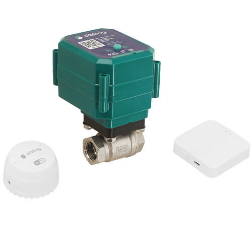 Купить Система защиты от протечек Sibling Powerset-ZV1/2(1B)  5490366. Характеристики, отзывы и цены в Донецке