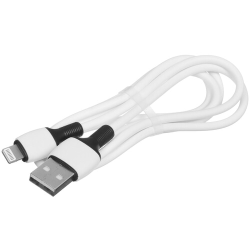 Купить Кабель круглый Borofone Lightning 8-pin - USB 2.0 Type-A белый 1 м  5475106. Характеристики, отзывы и цены в Донецке
