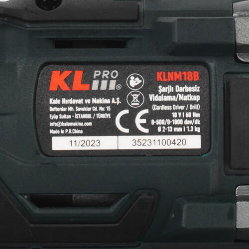 Купить Дрель-шуруповерт KLPRO KLDM18BHX-50  9154017. Характеристики, отзывы и цены в Донецке