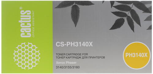 Купить Картридж лазерный Cactus CS-PH3140X черный, с чипом  7937032. Характеристики, отзывы и цены в Донецке