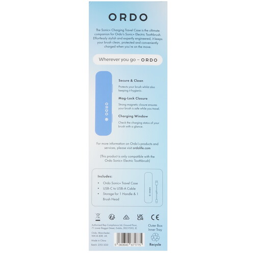 Купить Зарядный дорожный футляр ORDO Sonic+ B  9132051. Характеристики, отзывы и цены в Донецке