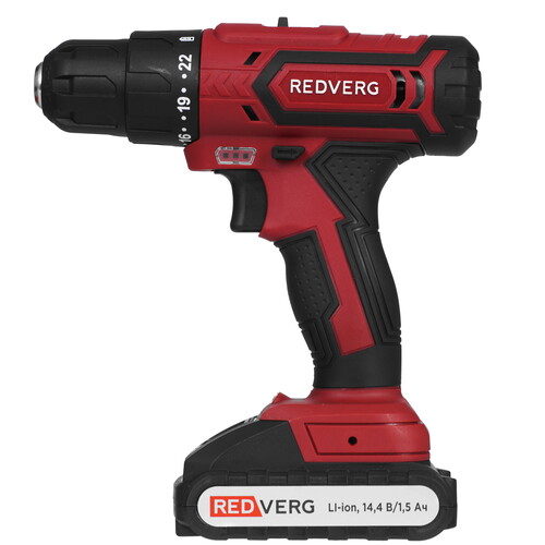 Купить Дрель-шуруповерт RedVerg RD-SD14L/2A  5486313. Характеристики, отзывы и цены в Донецке
