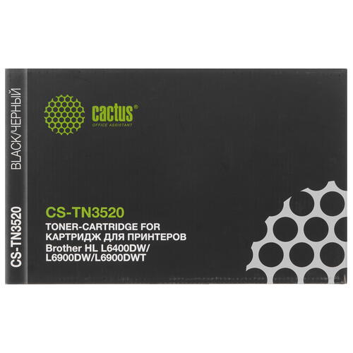 Купить Картридж лазерный Cactus CS-TN3520 черный, с чипом  8159069. Характеристики, отзывы и цены в Донецке