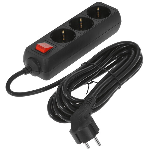 Купить Удлинитель Фотон 16-53ES черный  5362359. Характеристики, отзывы и цены в Донецке