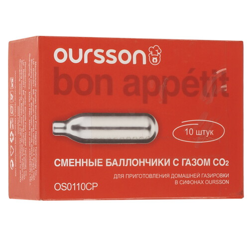 Купить Газовый баллон для сифонов Oursson OS0110CP/SS  9185263. Характеристики, отзывы и цены в Донецке