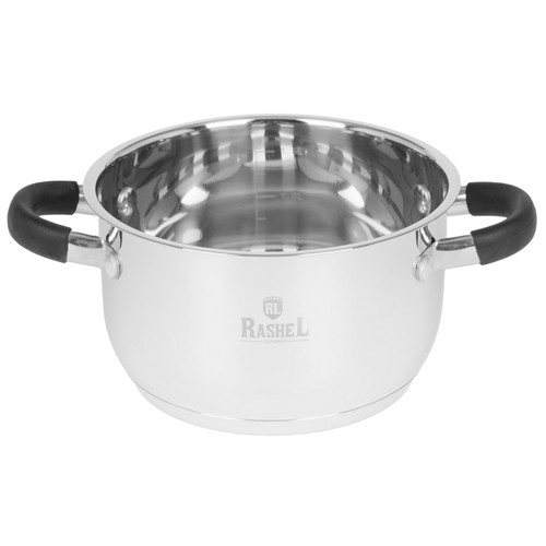Купить Кастрюля Rashel Комфорт R-190к 1.9 л 16 см серебристый  9320934. Характеристики, отзывы и цены в Донецке