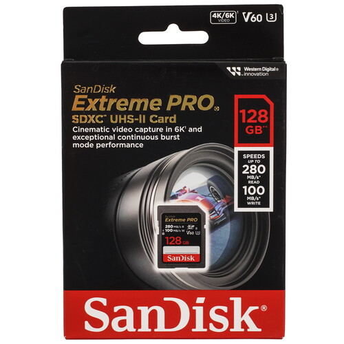 Купить Карта памяти SanDisk Extreme Pro SDXC 128 ГБ  5606459. Характеристики, отзывы и цены в Донецке