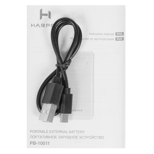 Купить Портативный аккумулятор Harper PB-10011 черный  4816355. Характеристики, отзывы и цены в Донецке