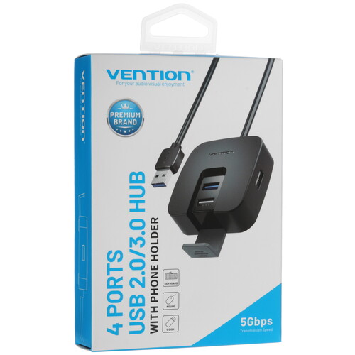 Купить USB-разветвитель Vention CHABF  9159612. Характеристики, отзывы и цены в Донецке