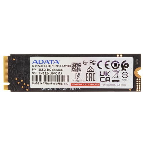 Купить 512 ГБ M.2 NVMe накопитель ADATA LEGEND 900 [SLEG-900-512GCS]  5425202. Характеристики, отзывы и цены в Донецке