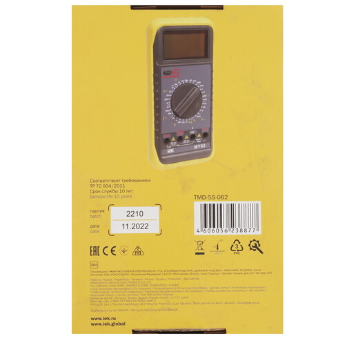 Купить Мультиметр IEK Professional MY62  5302029. Характеристики, отзывы и цены в Донецке