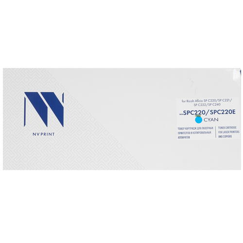 Купить Картридж лазерный NV Print NV-SPC220/SPC220E голубой  9926589. Характеристики, отзывы и цены в Донецке