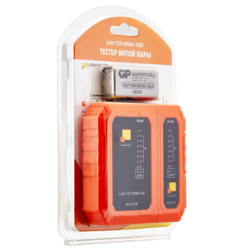 Купить Кабельный тестер Lanmaster LAN-TST-WRM-300  9245016. Характеристики, отзывы и цены в Донецке