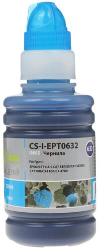 Купить Чернила пигментные Cactus CS-I-EPT0632 голубой  7938745. Характеристики, отзывы и цены в Донецке