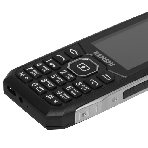 Купить Сотовый телефон KENSHI Lock 241 черный/серебристый  9165464. Характеристики, отзывы и цены в Донецке