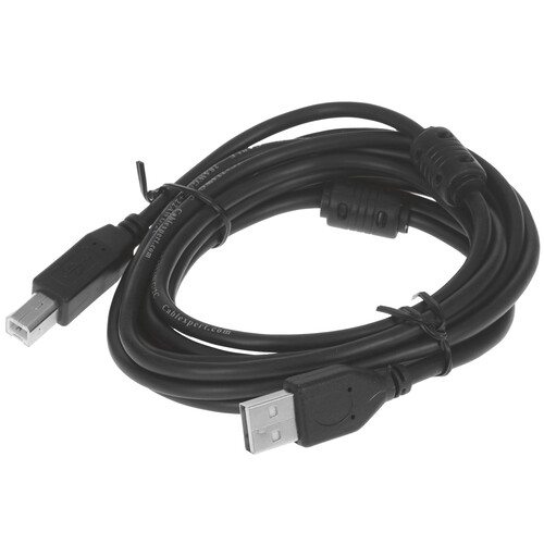 Купить Кабель USB 2.0 (AM-BM) 3м фильтр Gembird Pro CCF2-USB2-AMBM-10, 28/24AWG, черный  8129694. Характеристики, отзывы и цены в Донецке