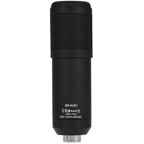 Купить Микрофон 7RYMS SR-AU01-K2 черный  9046455. Характеристики, отзывы и цены в Донецке