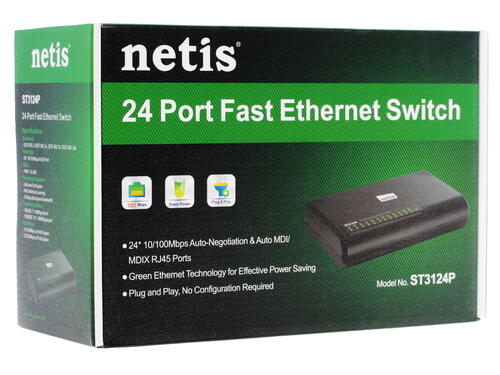 Купить Коммутатор NETIS ST3124P  1051246. Характеристики, отзывы и цены в Донецке