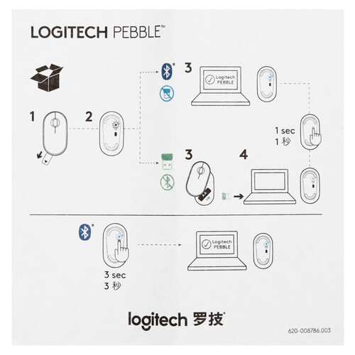 Купить Мышь беспроводная Logitech Pebble M350  5455200. Характеристики, отзывы и цены в Донецке