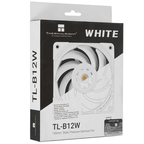 Купить Вентилятор Thermalright TL-B12W  белый  5615573. Характеристики, отзывы и цены в Донецке