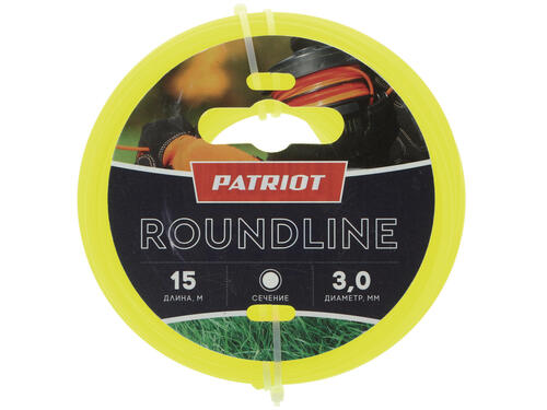 Купить Леска для триммеров Patriot Roundline 805201019  1246232. Характеристики, отзывы и цены в Донецке