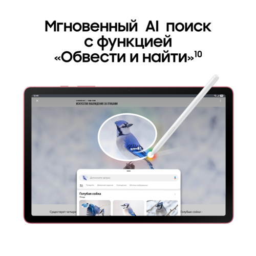 Купить 10.9" Планшет Samsung Galaxy Tab S10 Lite 5G 128 ГБ красный + стилус  5636975. Характеристики, отзывы и цены в Донецке